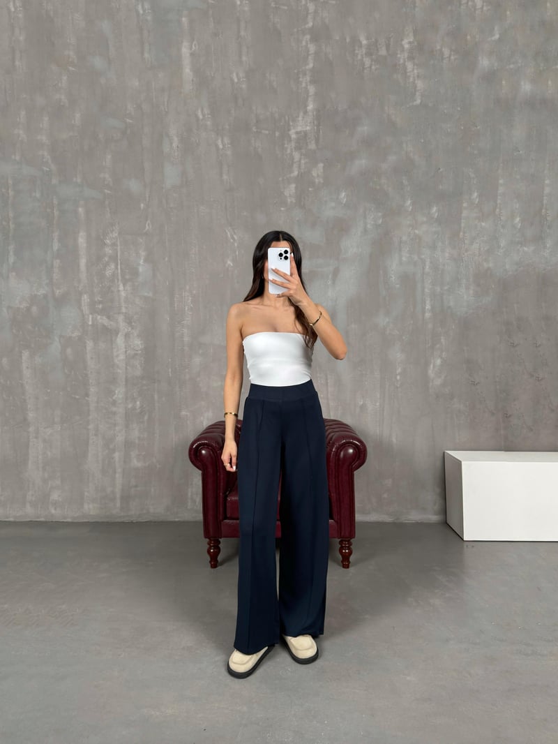 Füme Çımalı Premium Modal Pantolon Gaus0006