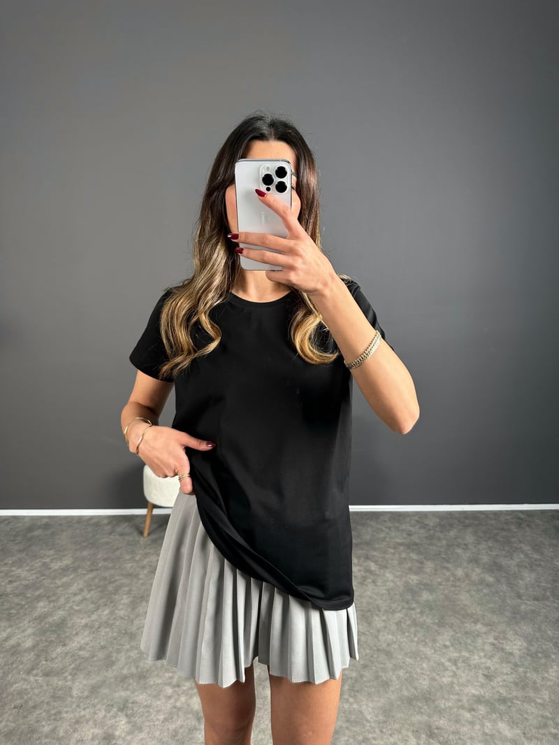 Siyah Basic Tshirt 