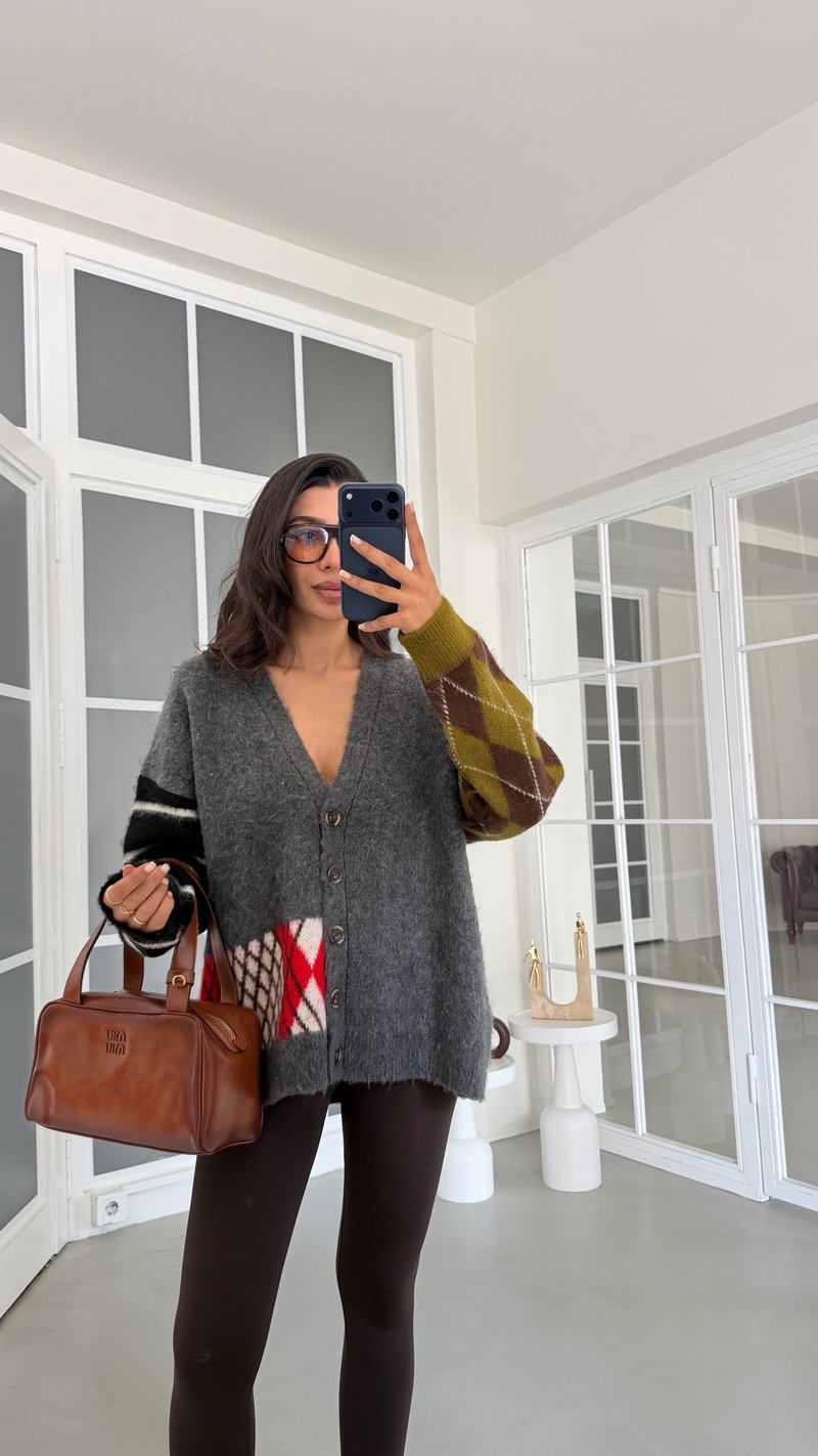 Antrasit TWS Model Triko Hırka GAUS-02174