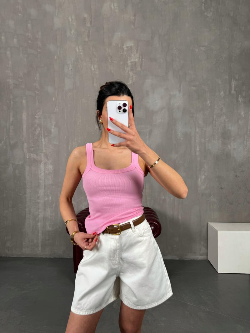 Pembe Askılı Atlet Gaus00220