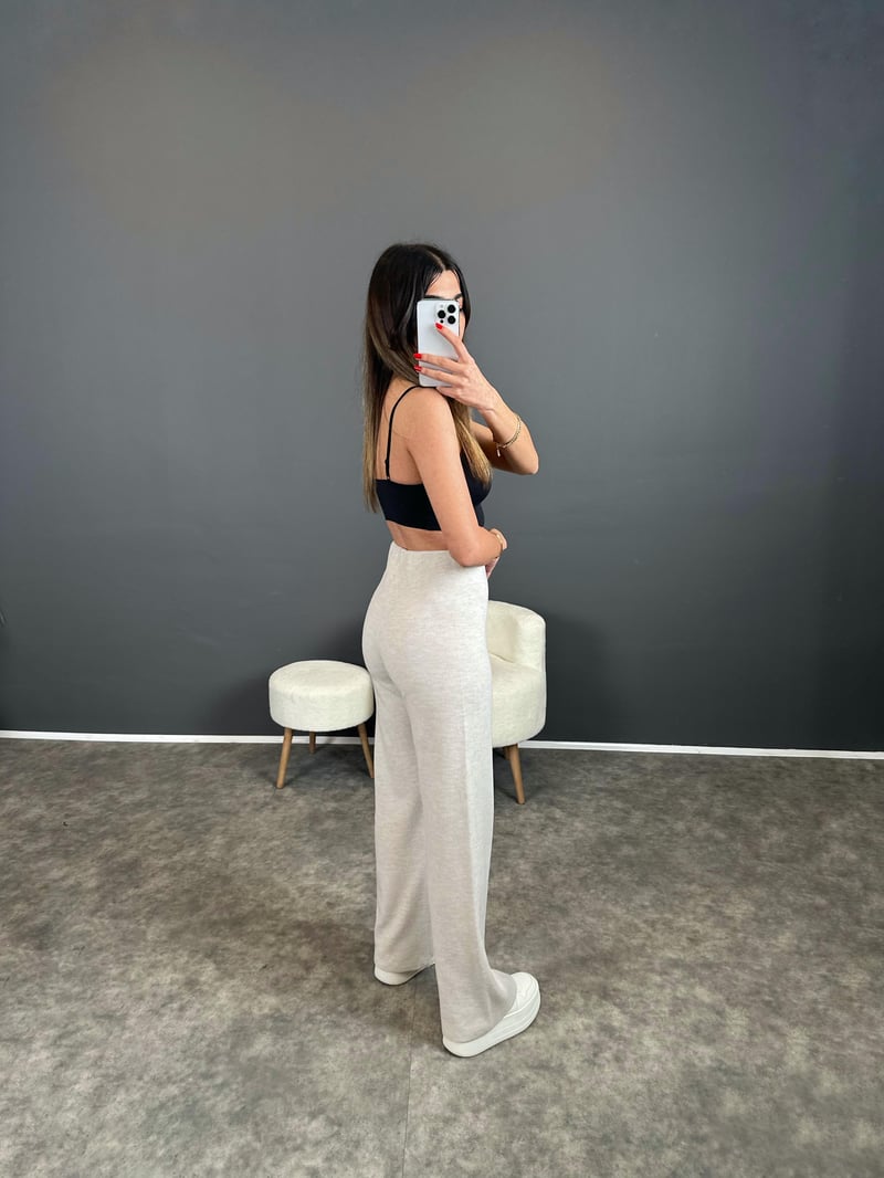 Hully Taş Yumoş Triko Pantolon