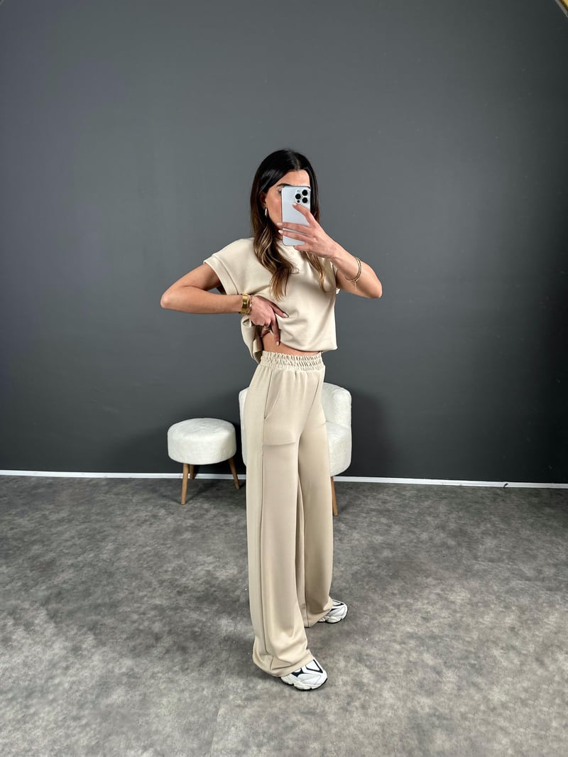 Ulya Taş Premium Modal Kumaş İkili Takım