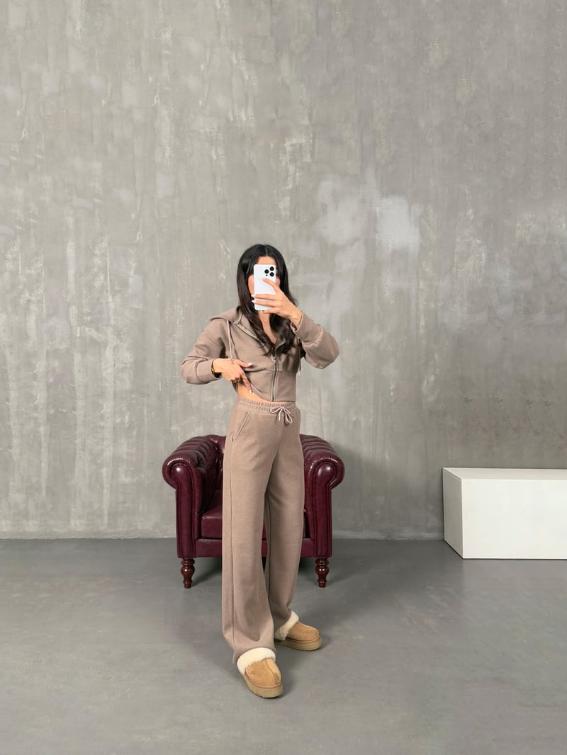 Juno Vizon ZR Model Selanik Kumaş Kapüşonlu Takım