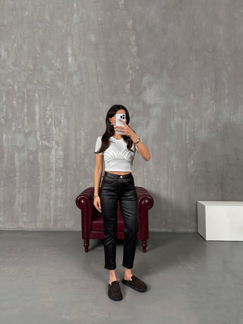 Marco Acı Kahve ZR Model Mumlu Pantolon