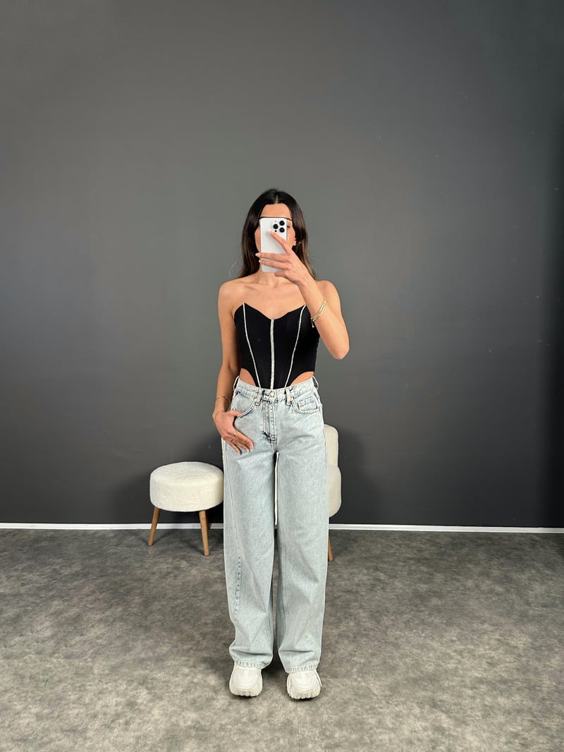 Lotta Light Blue Wide Leg Jean