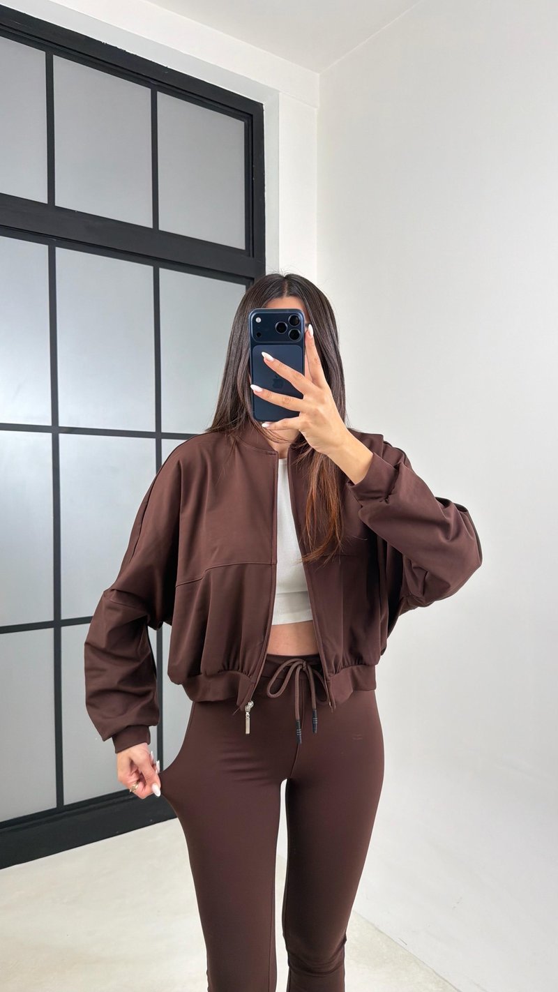 Acı Kahve Zr Muadil Hırka Eşofman Spor Takım GAUS-00648