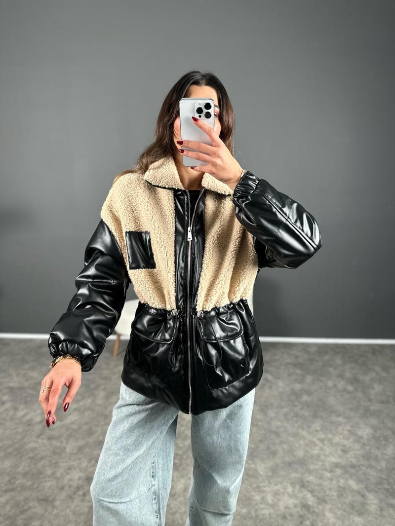 Siyah Twst Model Tasarım Mont