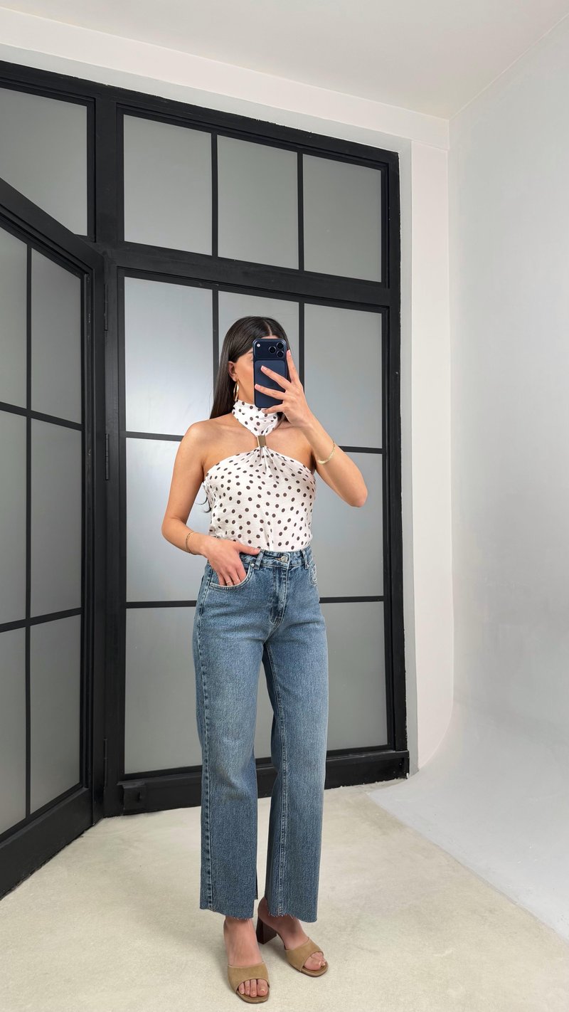 Mavi Kesik Paça Jean GAUS-01302