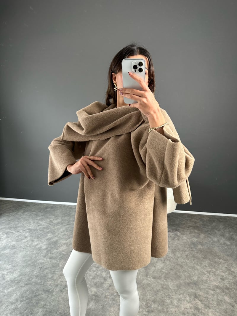 Almina Vizon Atkılı Kaban 