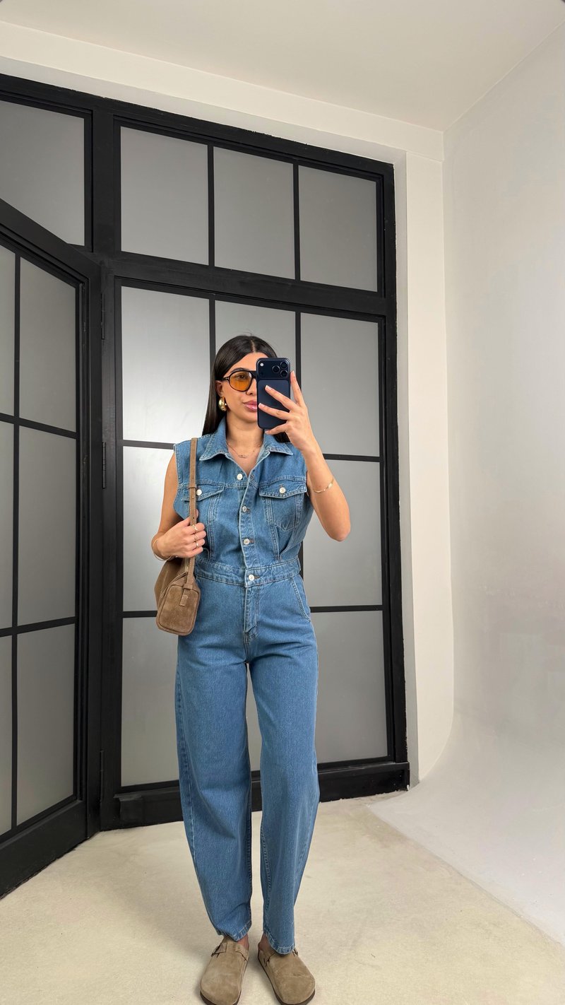 Mavi ZR Muadil Premium Denim Tulum GAUS-01280
