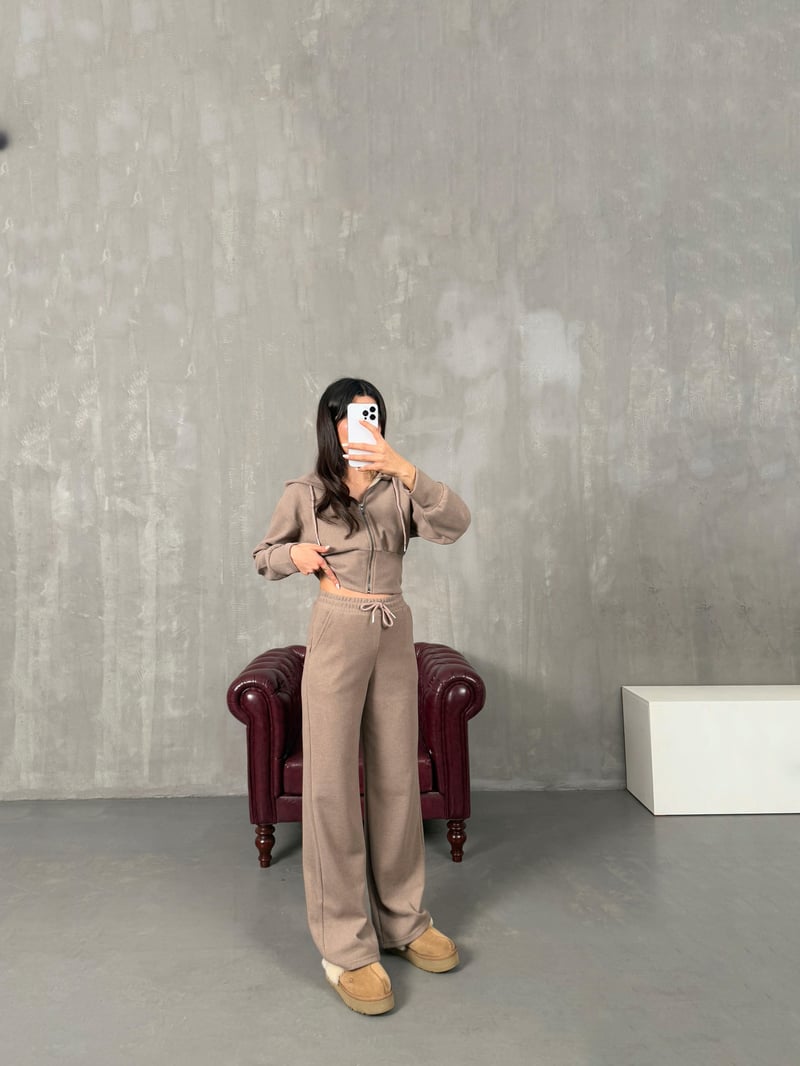 Juno Vizon ZR Model Selanik Kumaş Kapüşonlu Takım