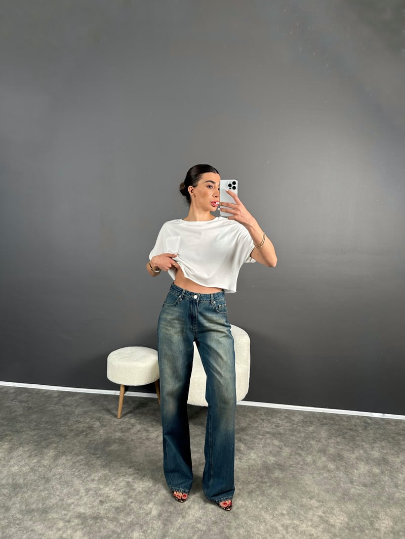 Kelsey Grj Eskitme Jean 