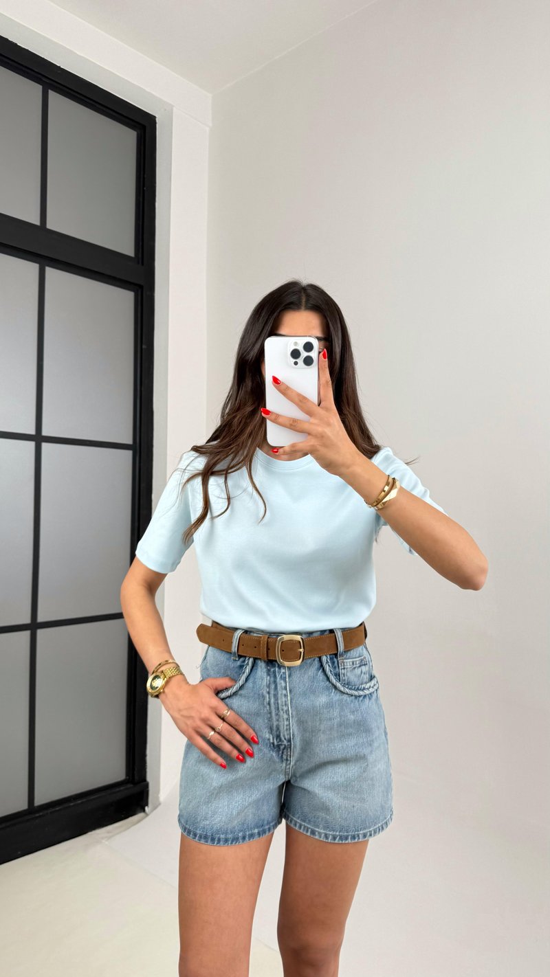 Mavi MD Muadil Kısa Kol Tshirt Gaus00480