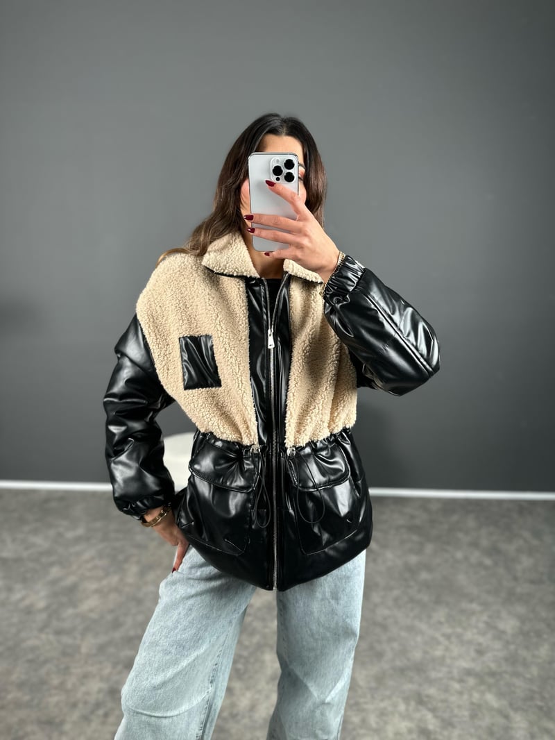 Siyah Twst Model Tasarım Mont