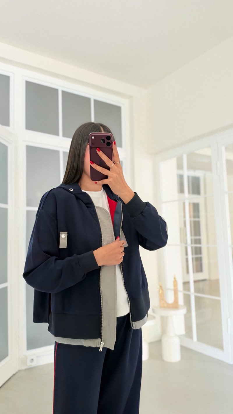 Lacivert Kol Detaylı Garnili Premium Takım GAUS-02297