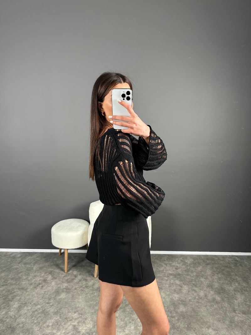 ZR Model Siyah Şort