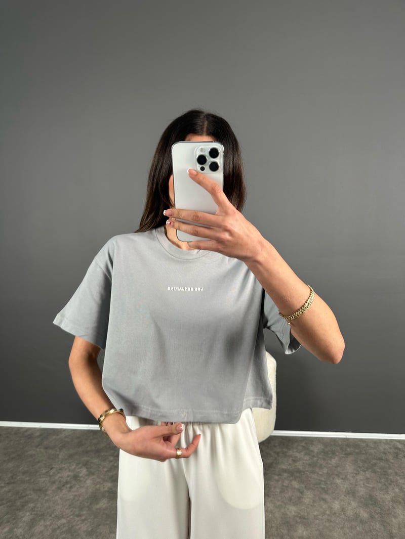 LB Açık Gri Tshirt