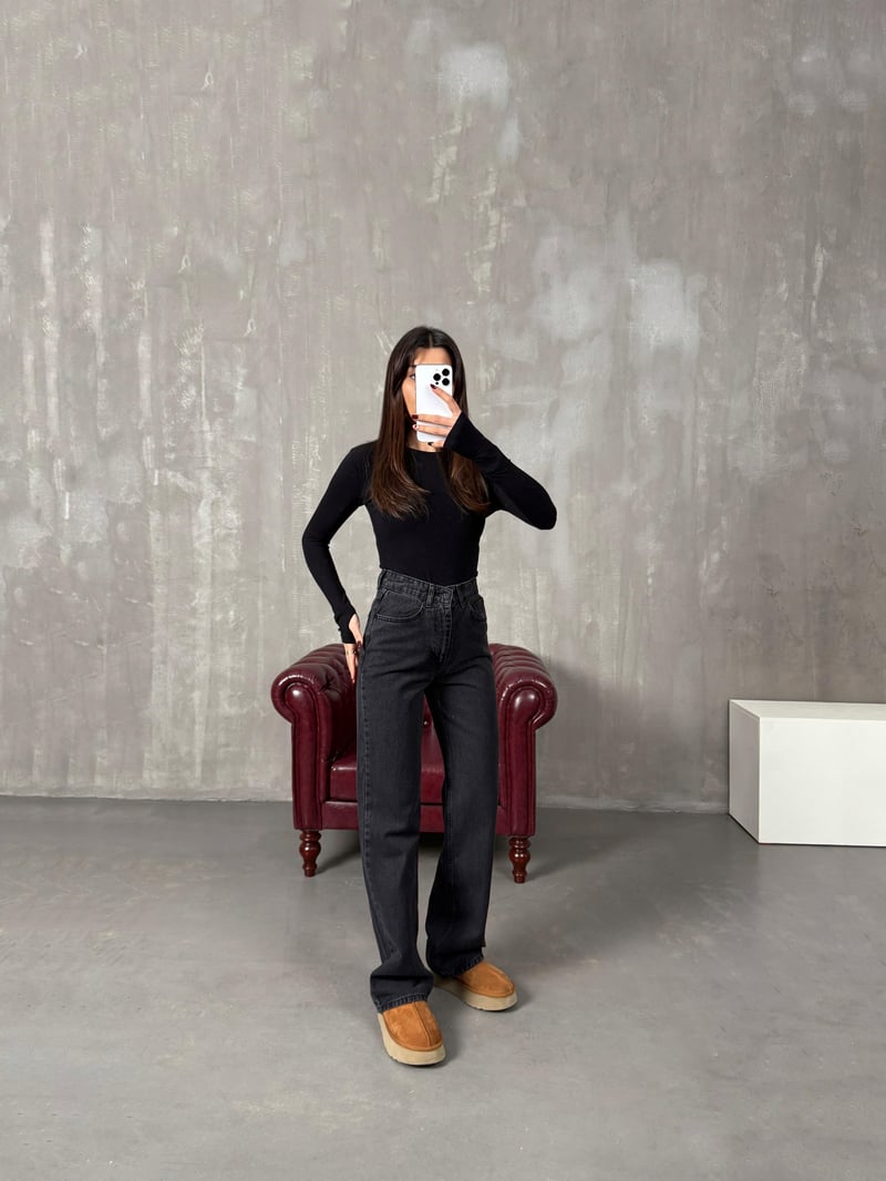 Revin Füme ZR Model Wide Leg Jean