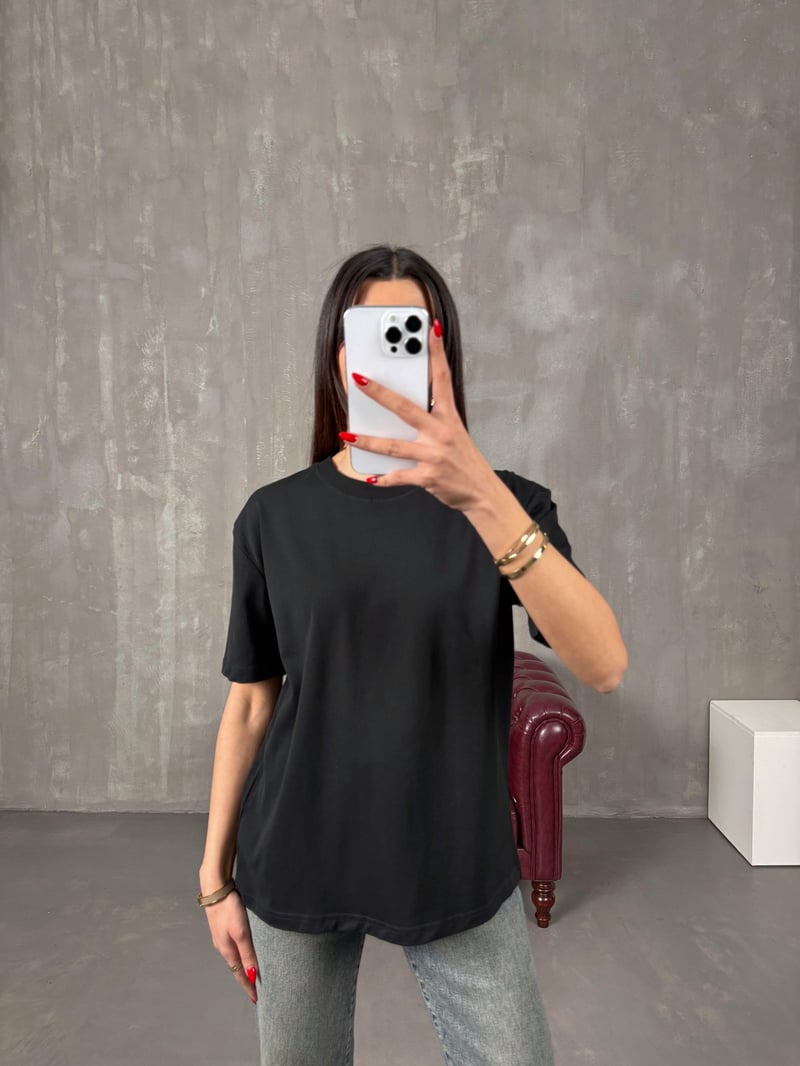 Suno Siyah MD Muadil Basic Tshirt