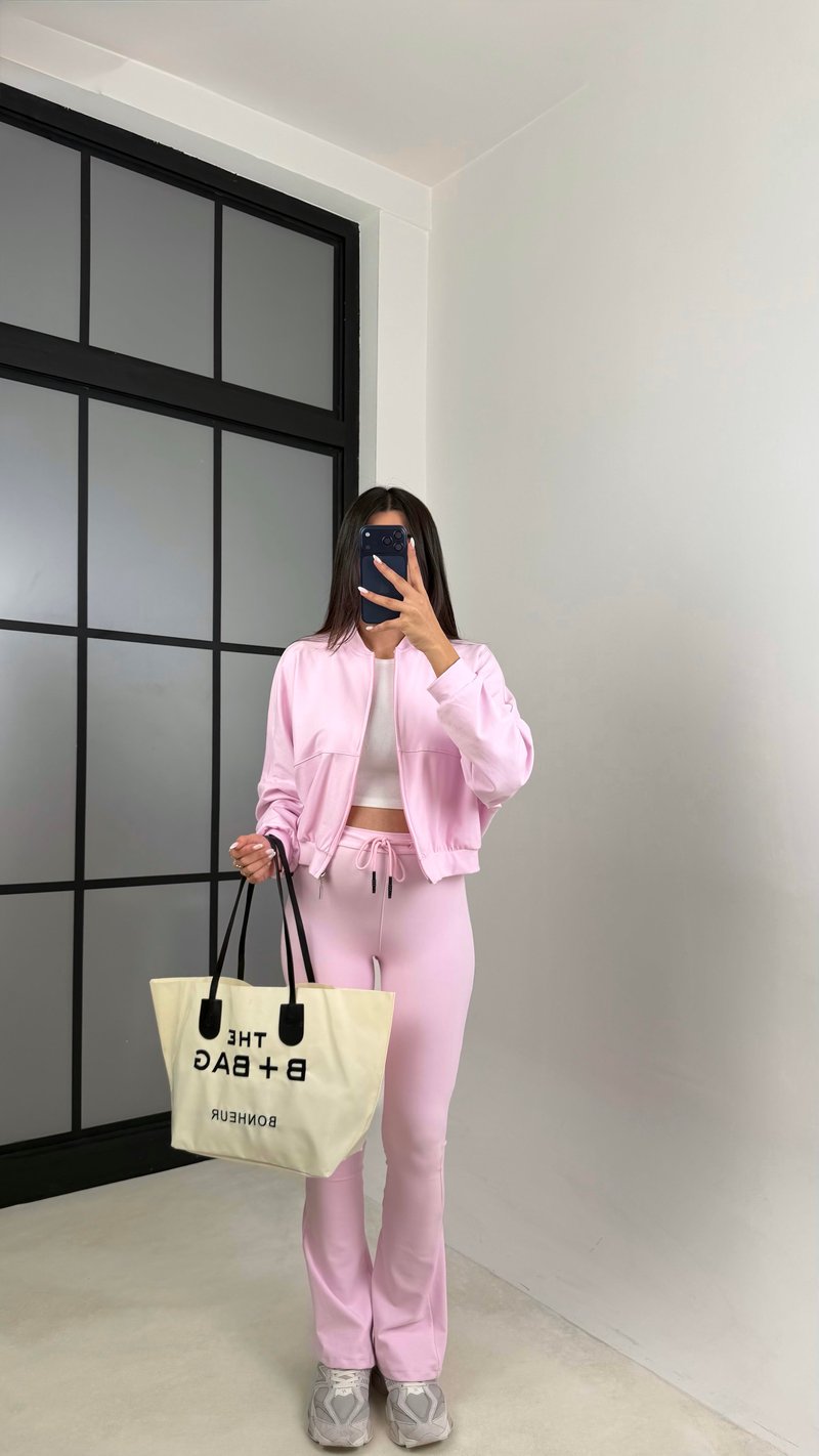 Pembe Zr Muadil Hırka Eşofman Spor Takım GAUS-00648