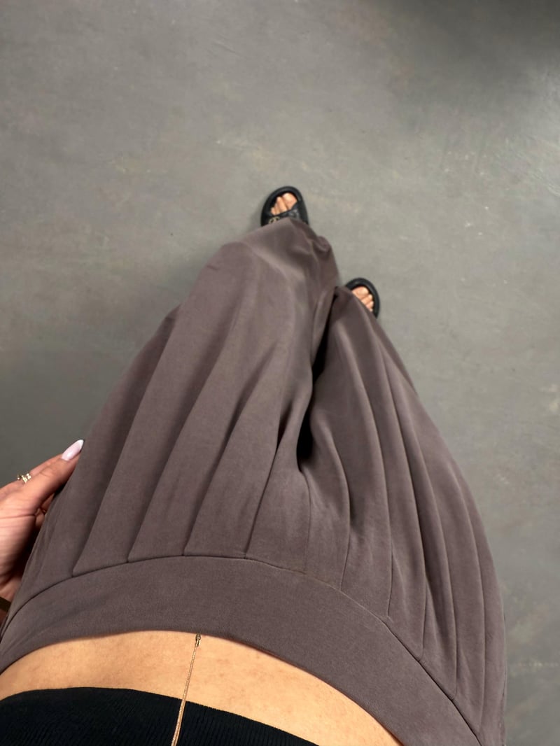 Kahve Premium Modal Kumaş Oys Pantolon Gaus00269 