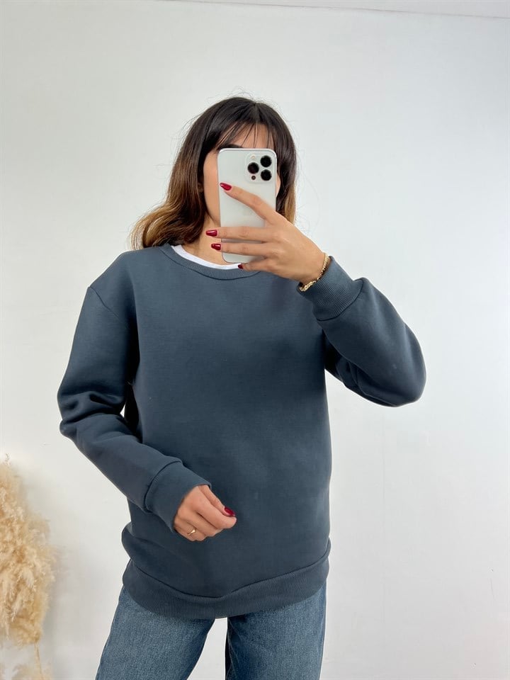 Füme Şardonlu Basic Sweat
