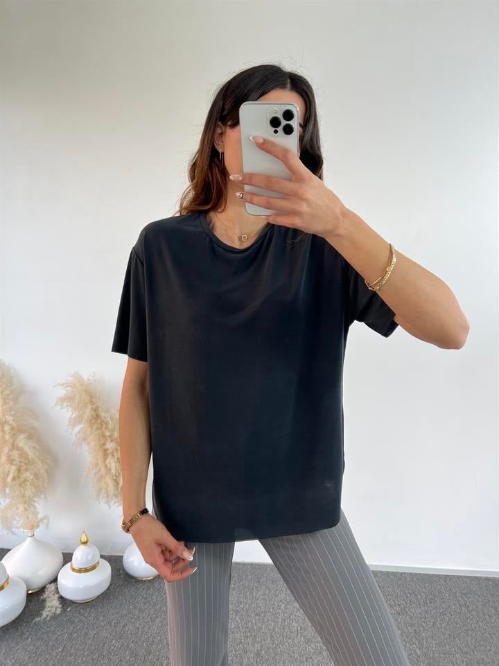 Premium Antrasit Oysh Basic Tshirt