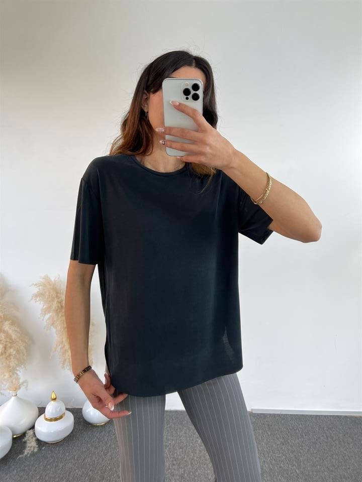 Premium Antrasit Oysh Basic Tshirt