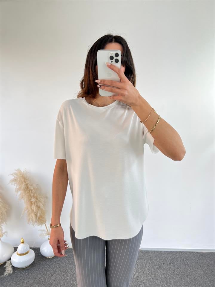Premium Beyaz Oysh Basic Tshirt