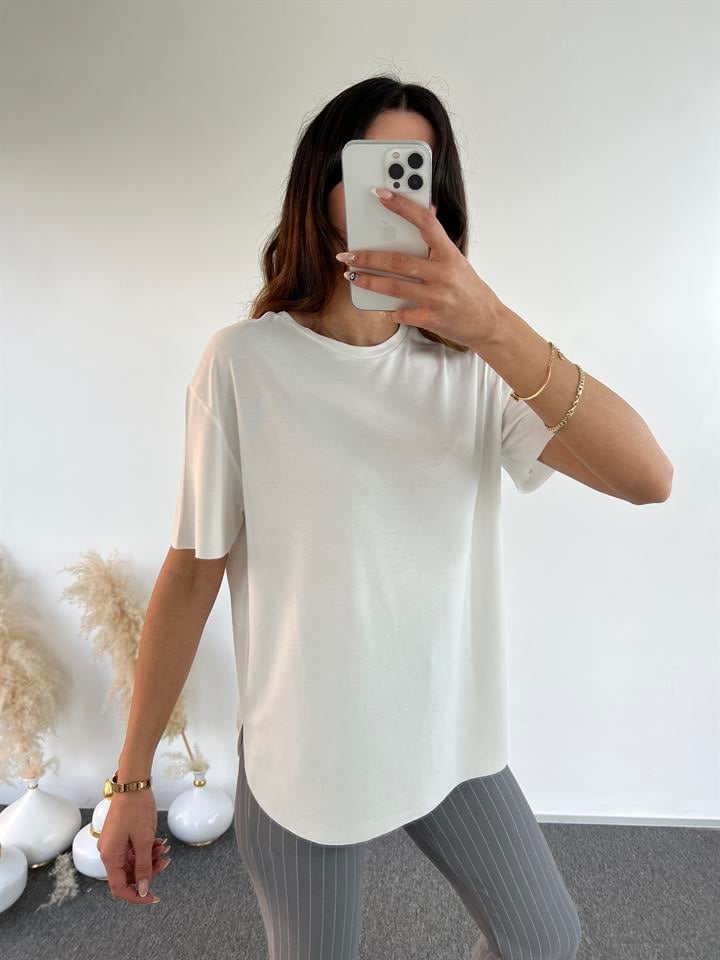 Premium Beyaz Oysh Basic Tshirt