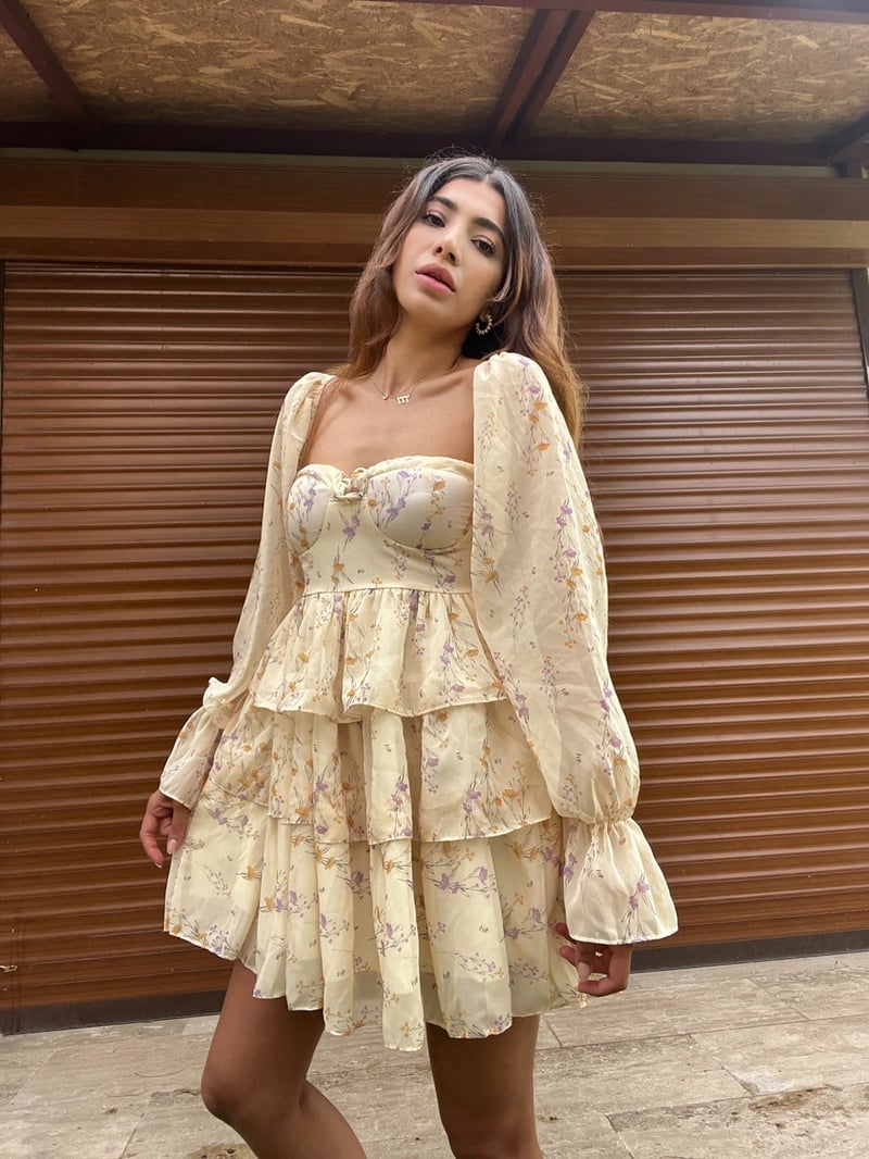 Princess Kat Kat Elbise Sarı