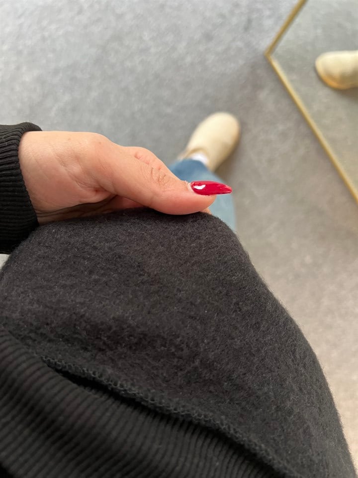 Siyah Şardonlu Basic Sweat 