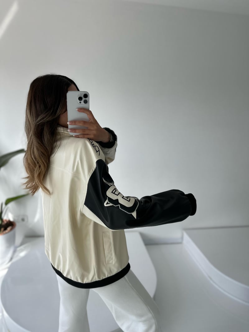 Winter Leather Oversize Jacket 