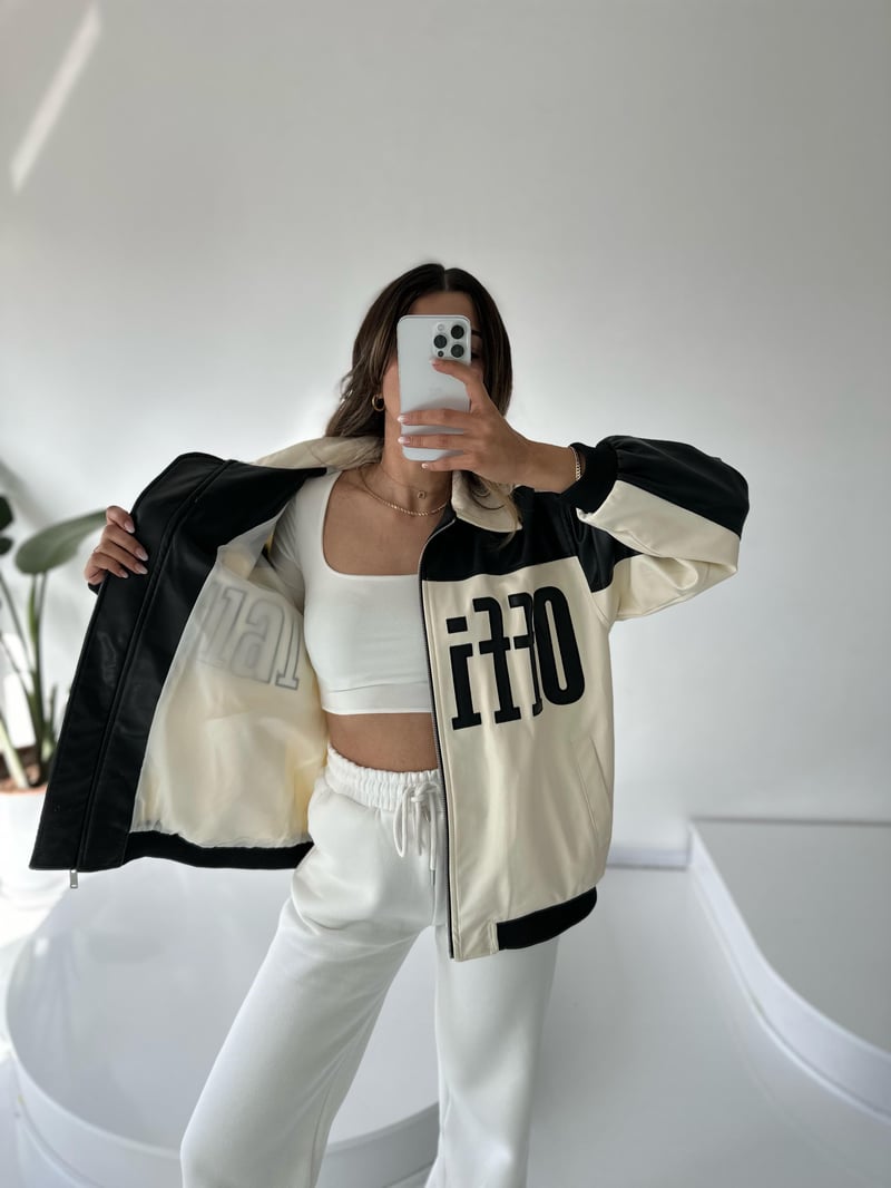 Winter Leather Oversize Jacket 