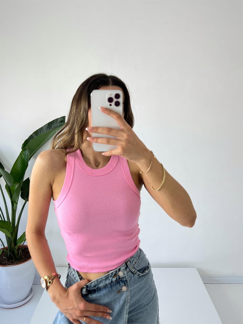 ZR Pembe Halter CropGausCROPGU001303