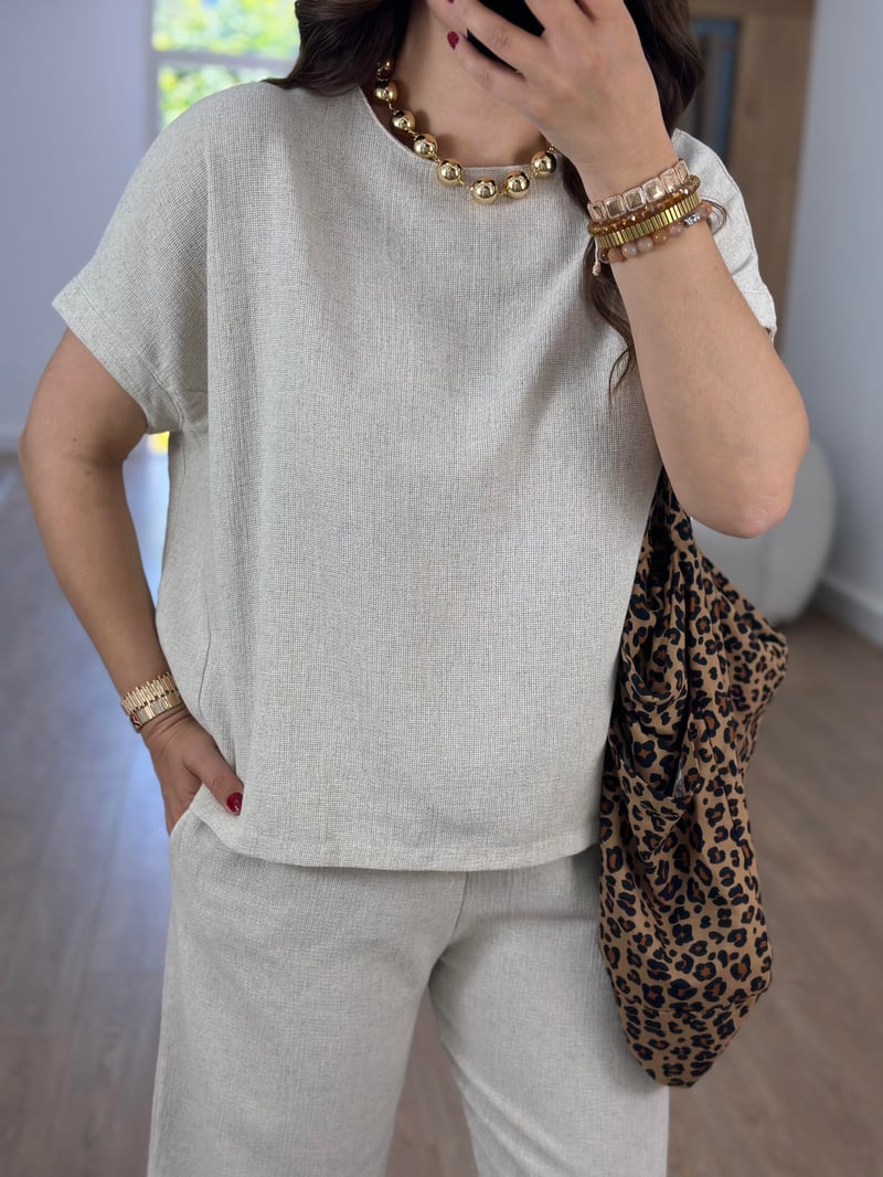 %100 Keten Basic Takım