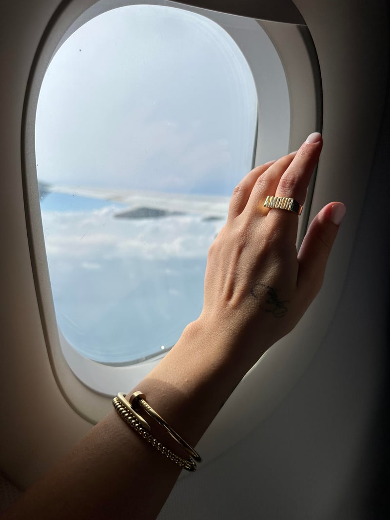 Amour Gold Ayarlanabilir Yüzük