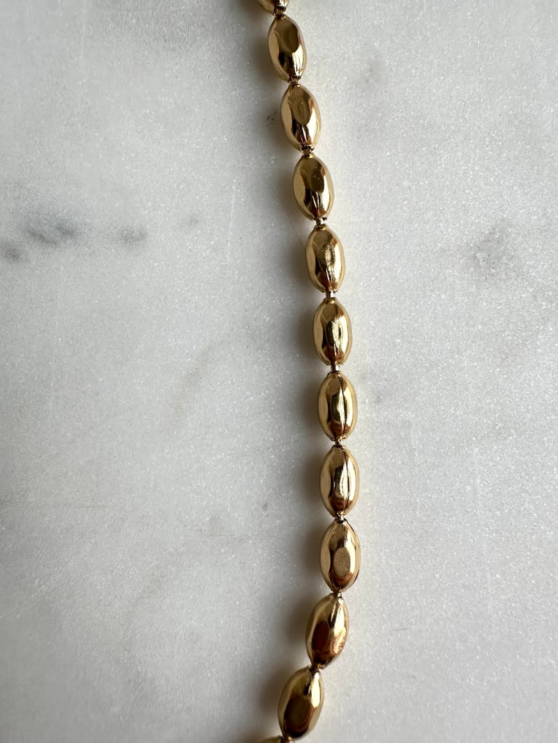 Çelik Küçük Topçuk Kolye 45 cm