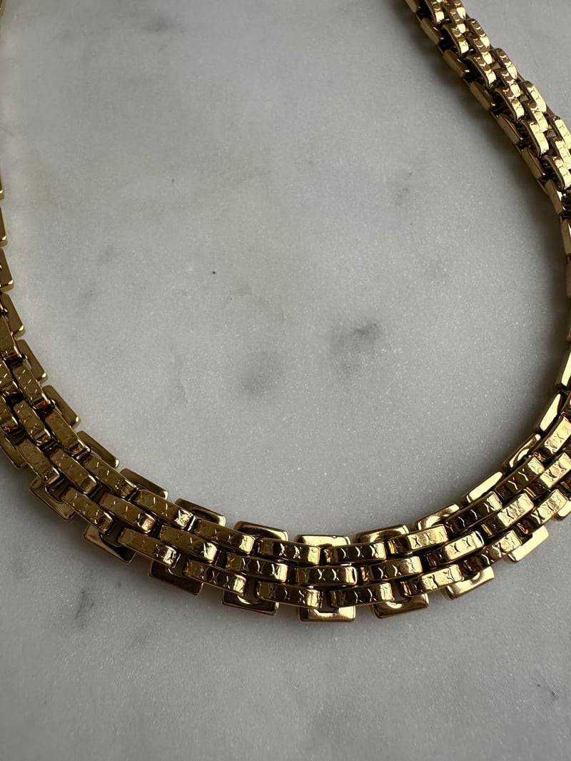 Çelik Marka Model Gold Geçmeli Kolye
