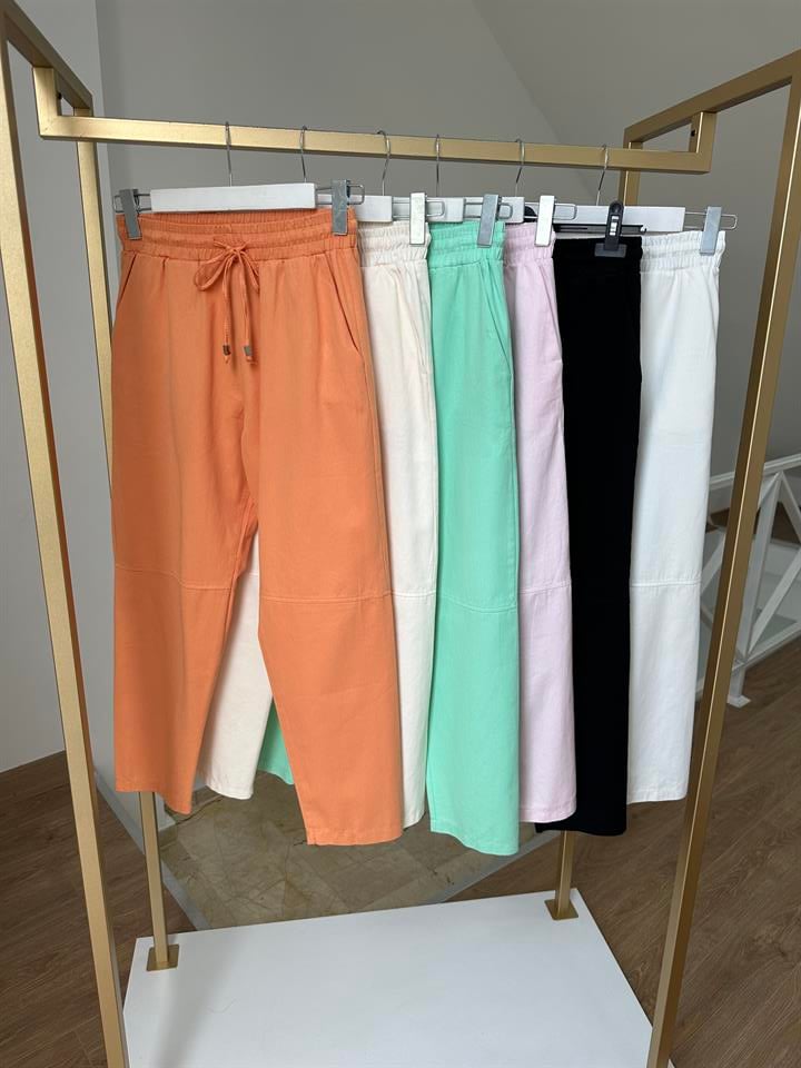 Çımalı Gabardin Pantolon-Taş