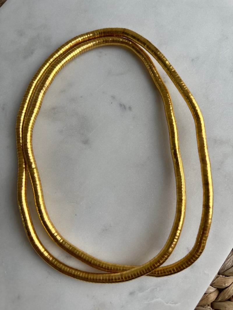 Çok Amaçlı Şekil Verilebilen Gold Kolye