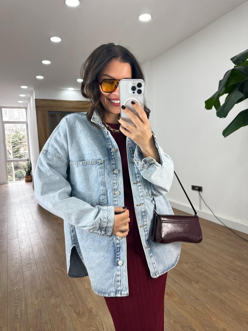 Dilvin Cepli Oversize Ceket 