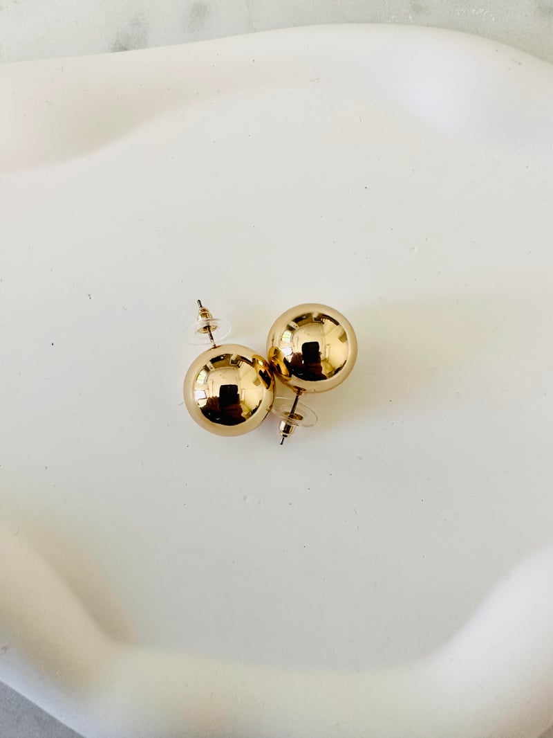 Gold Top Küpe
