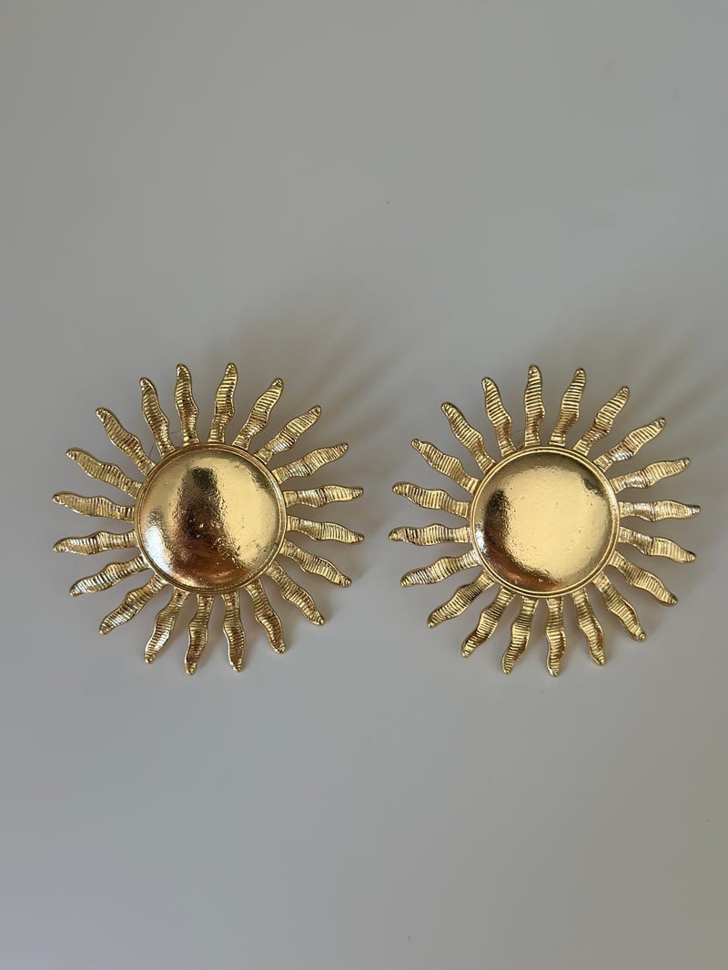 Güneş Tasarım Gold Küpe
