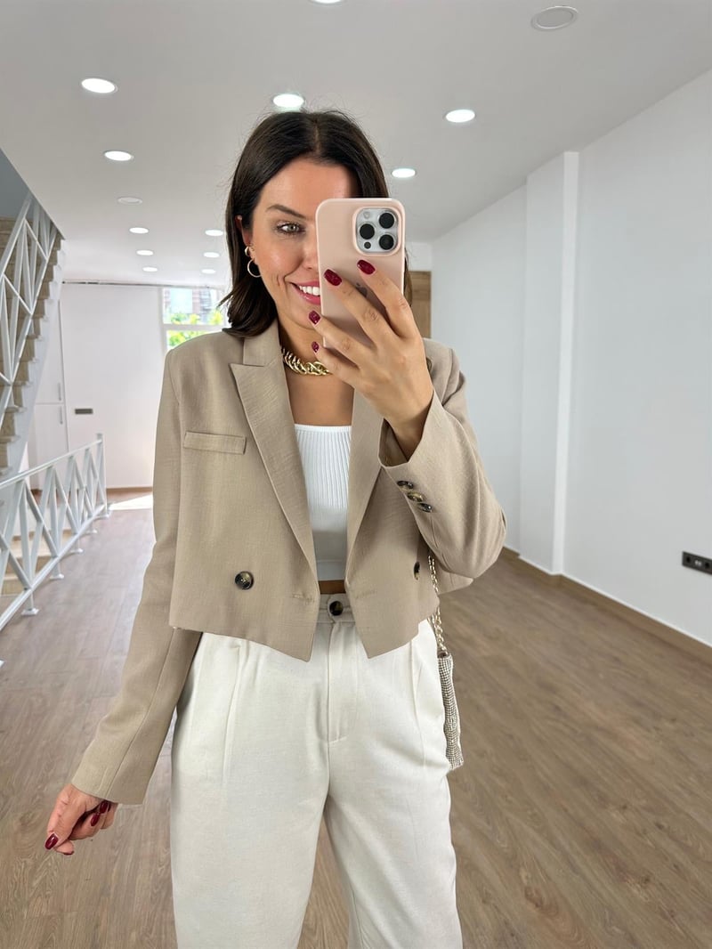 Marka Model Keten Ceket-Camel