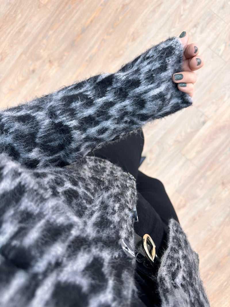 Marka Model Leopar Triko Ceket