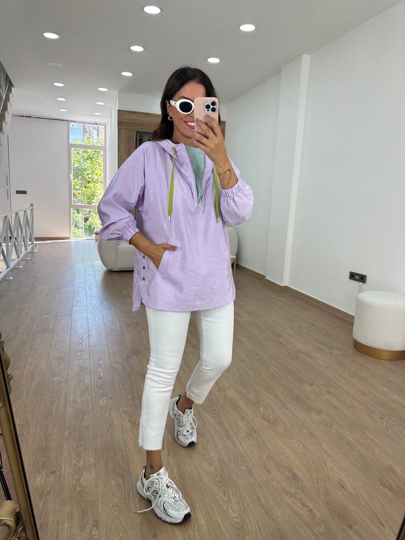 Marka Model Tasarım Sweat Yağmurluk