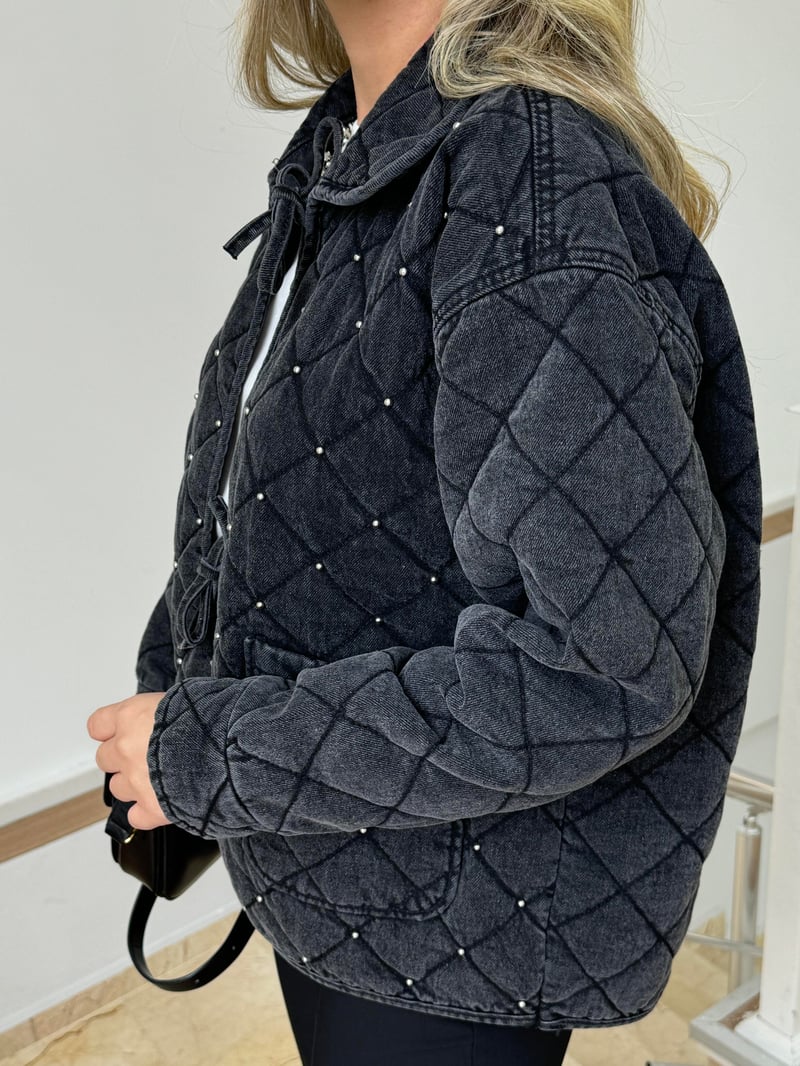 Marka Model Taşlı Tasarım Ceket