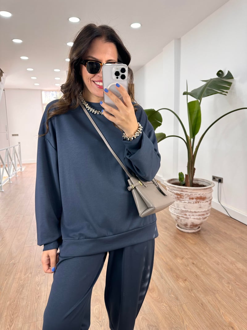 Modal Kumaş Basic Salaş Takım - Antrasit