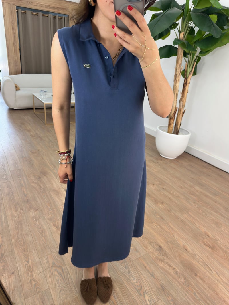 Orijinal Marka Basic Midi Elbise - Lacivert